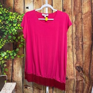 Southern Lady Fringe Blouse Size L